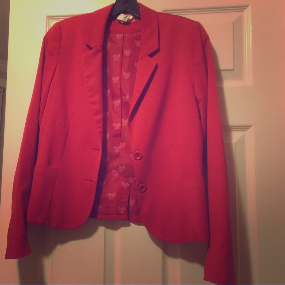 H&M Red Blazer in size 38!